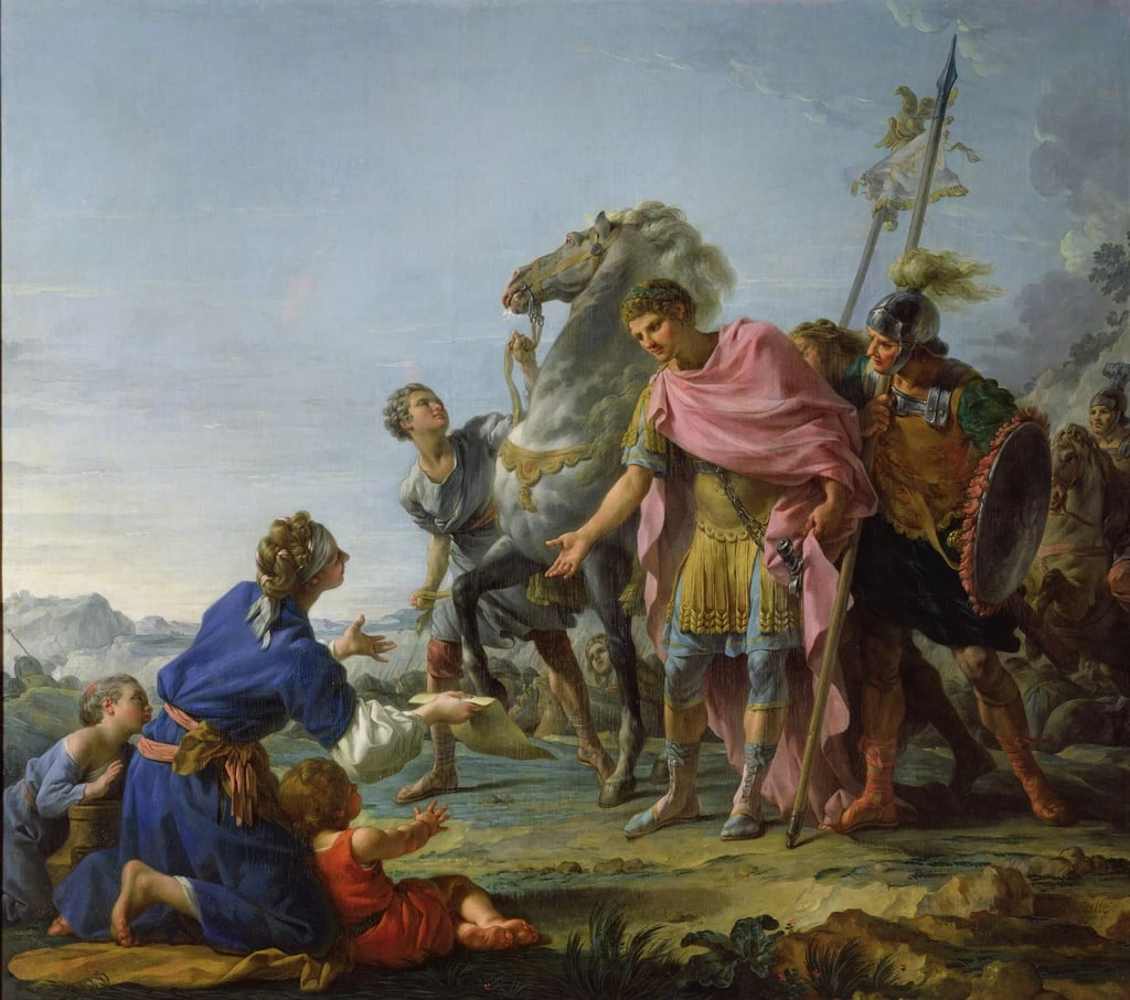 Hallè Noël - Traiano mostra misericordia, Musee des Beaux, Arts, Marseille